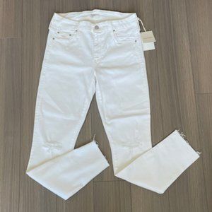 Mother Ankle Fray Skinny Jeans